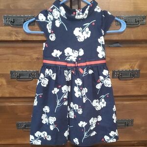 Janie And Jack Floral Linen Dress